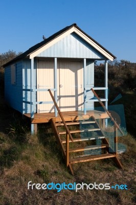Nunstanton, Norfolk/uk - June 2 : Beach Hut At Hunstanton Norfol… Stock Photo