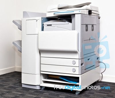 Office Copying Machine Stock Photo