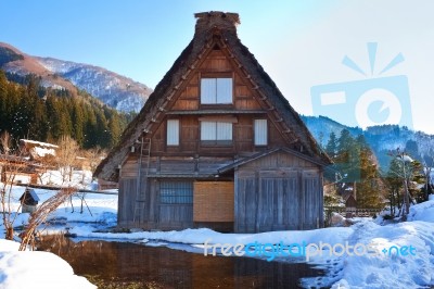 Ogimachi Village Stock Photo