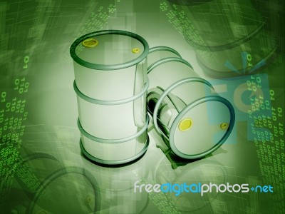 Oil Barrels Stock Image