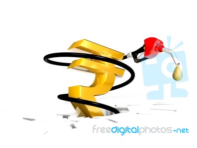 Oil Price Concept Stock Image