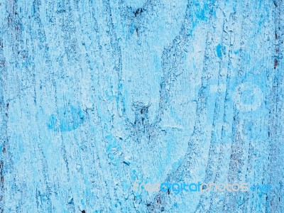 Old Blue Painted Timber Wood Texture Stock Photo