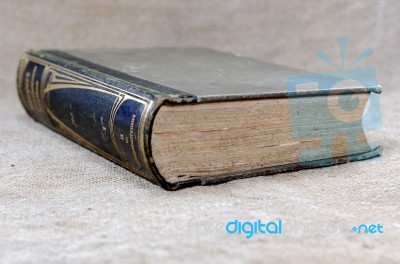 Old Book Stock Photo