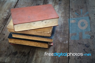 Old Books Stock Photo