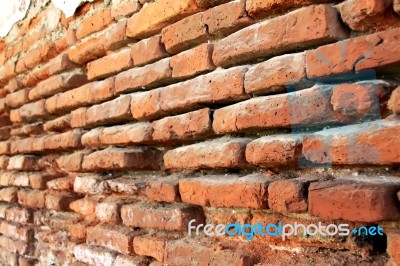 Old Brick Wall Stock Photo