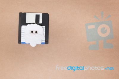 Old Floppy Disk Concept Stock Photo Old Floppy Disk Concept Stock Photo