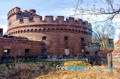 Old Fortress On Sunny Day Stock Photo