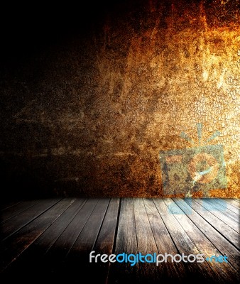 Old Grunge Wall Stock Photo