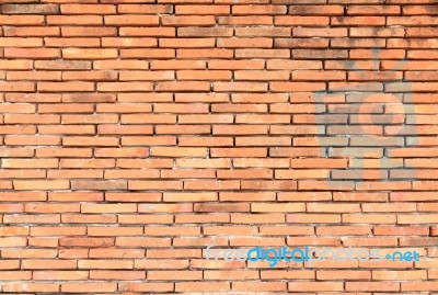 Old Orange Brick Wall Stock Photo Old Orange Brick Wall Stock Photo