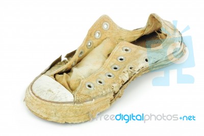 Old Sneakers Stock Photo