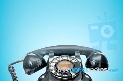 Old Telephone Stock Photo