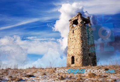Old Watchtower Stock Photo
