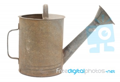 Old Watering Can Stock Photo