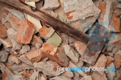 Old Wooden Hammer Stock Photo