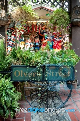 Olvera Street Los Angeles Stock Photo