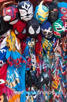 Olvera Street Los Angeles Stock Photo