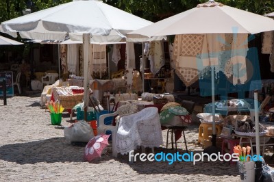 Omodhos, Cyprus/greece - July 25 : Articles For Sale In Omodhos Stock Photo