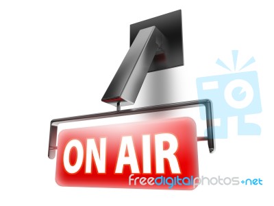 On Air Stock Image