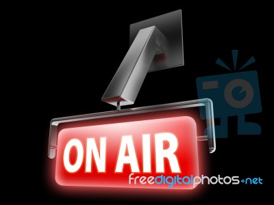 On Air Stock Image