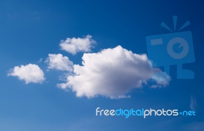 One Cloud Stock Photo