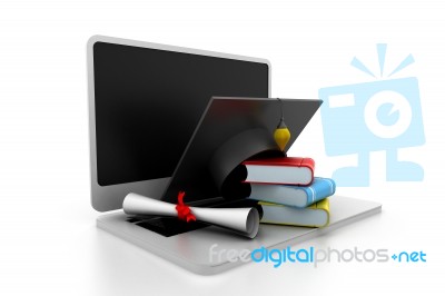 Online Education Stock Image