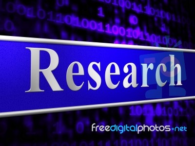 Online Research Indicates World Wide Web And Analyse Stock Image