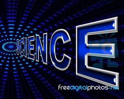 Online Science Indicates World Wide Web And Physicist Stock Image