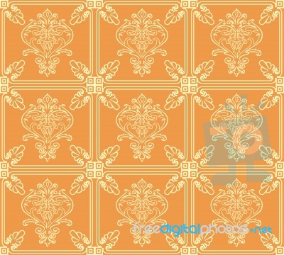 Orange Pattern Stock Image