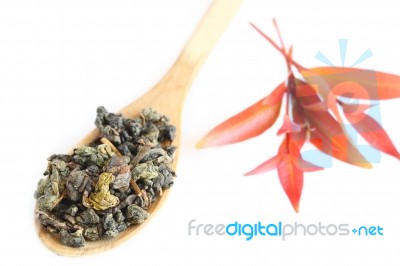 Organic Tea Leaves Stock Photo Organic Tea Leaves Stock Photo