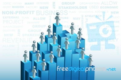 Organization Structure Stock Image