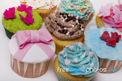 Original And Creative Cupcake Designs Stock Photo