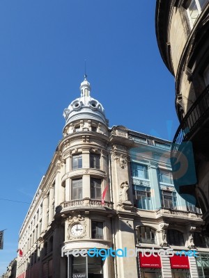 Ornate Shop Open For Business In Bordeaux Stock Photo