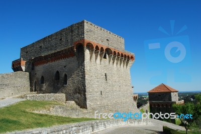 Our魠castle (blue Sky Background) Stock Photo