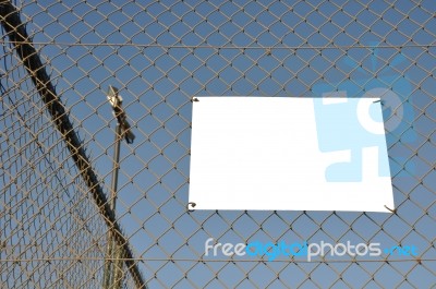 Outdoor Placard Stock Photo