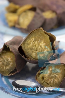 Oven Sweet Potatoes Stock Photo Oven Sweet Potatoes Stock Photo