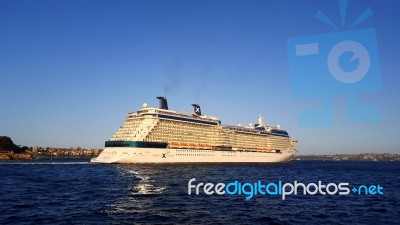 Overseas Cruise Ship Stock Photo