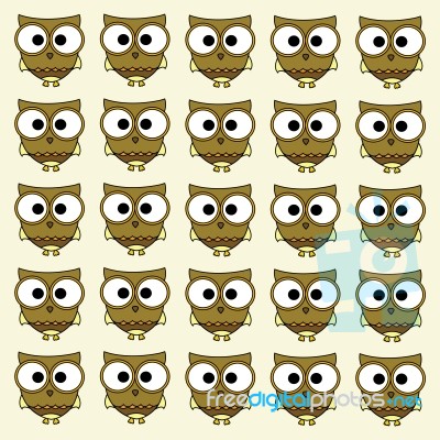 Owl Background1 Stock Image