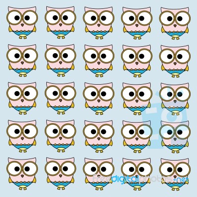Owl Background2 Stock Image