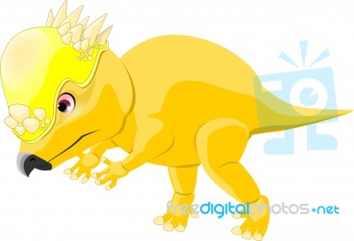 Pachycephalosaurus Stock Image