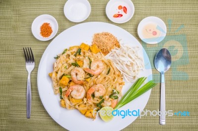 Pad Thai Stock Photo