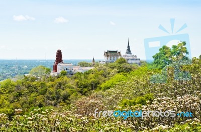 Pagoda On Mountain In Phra Nakhon Khiri Temple Stock Photo