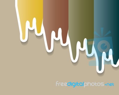 Paint Colorful Dripping On Background Stock Image