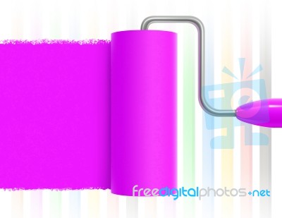 Paint Roller Stock Image