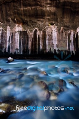 Painted Wall In The Narrows Stock Photo