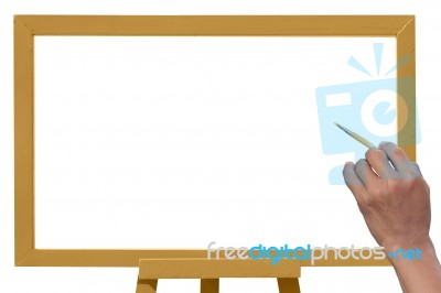 Painting In Board Stock Photo