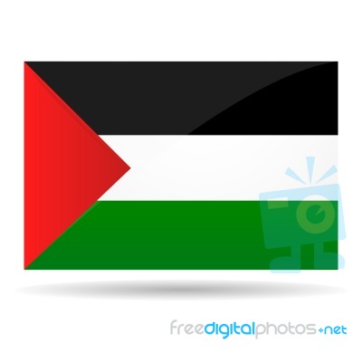 Palestine Flag Stock Image
