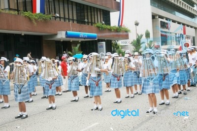 Panama - November 1: Panamanian Independence Day Parade On Novem… Stock Photo