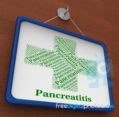 Pancreatitis Word Means Ill Health And Afflictions Stock Image