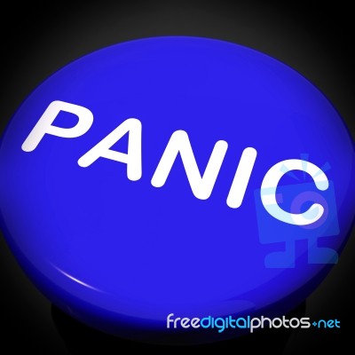 Panic Switch Shows Anxiety Panicking Distress Stock Image Panic Switch Shows Anxiety Panicking Distress Stock Image
