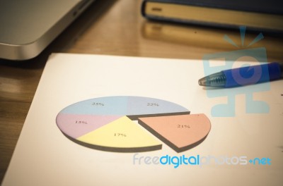 Paper Graph Business Stock Photo